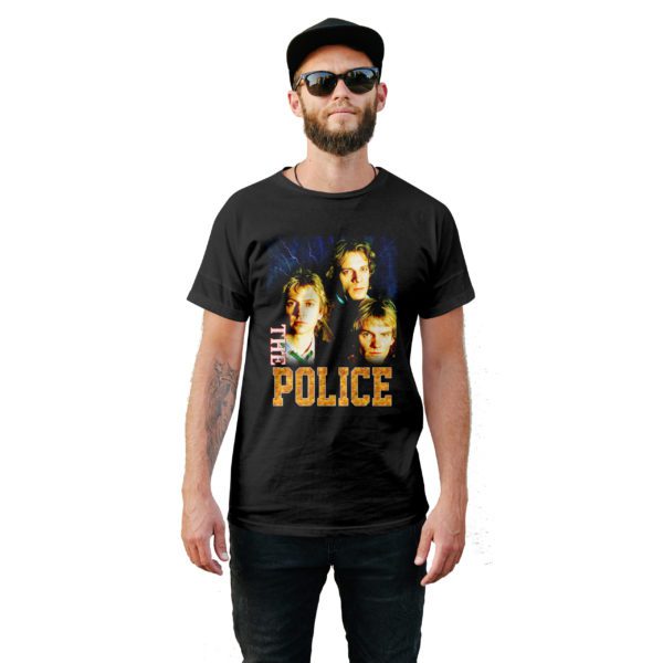 Vintage Style The Police T-Shirt - Cuztom Threadz