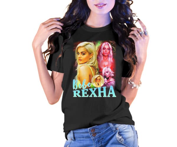 Vintage Style Bebe Rexha T-Shirt - Cuztom Threadz