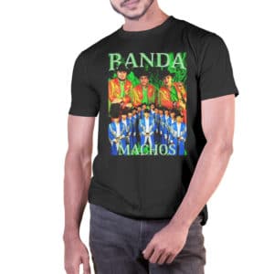 Vintage Style Banda Machos T-Shirt - Cuztom Threadz