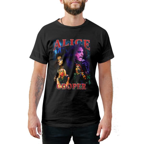 Vintage Style Alice Cooper T-Shirt - Cuztom Threadz