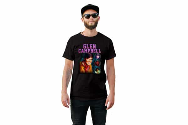 Glen Campbell Vintage Style T-Shirt - Cuztom Threadz