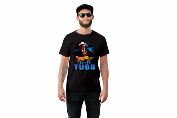 Ernest Tubb Vintage Style T-Shirt - Cuztom Threadz