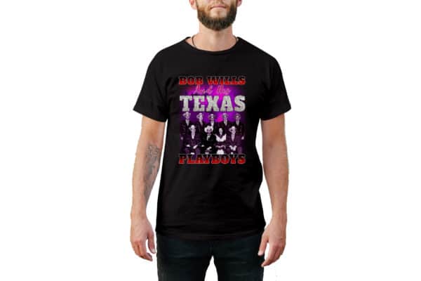 Bob Wills and his Texas Playboys Vintage Style T-Shirt - Cuztom Threadz