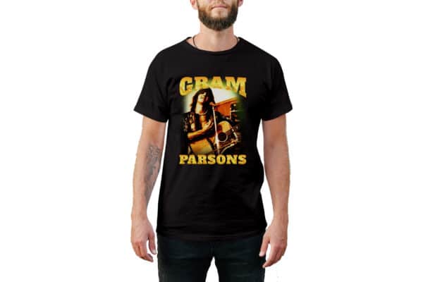 Gram Parsons Vintage Style T-Shirt - Cuztom Threadz