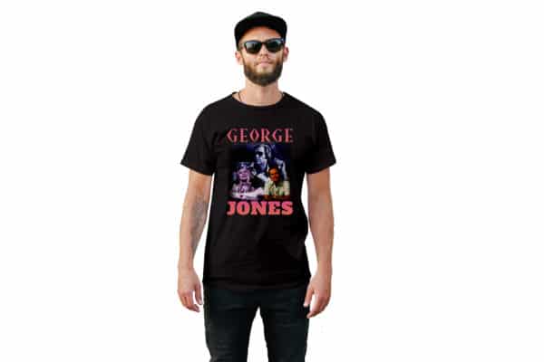 George Jones Vintage Style T-Shirt - Cuztom Threadz
