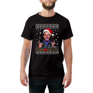 Home Malone Christmas Style T-Shirt - Cuztom Threadz