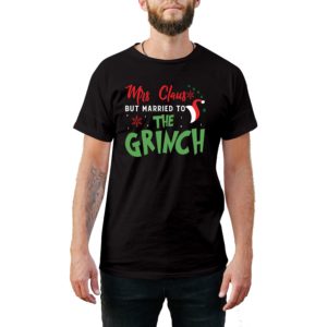 Married To The Grinch Christmas Style T-Shirt - Cuztom Threadz