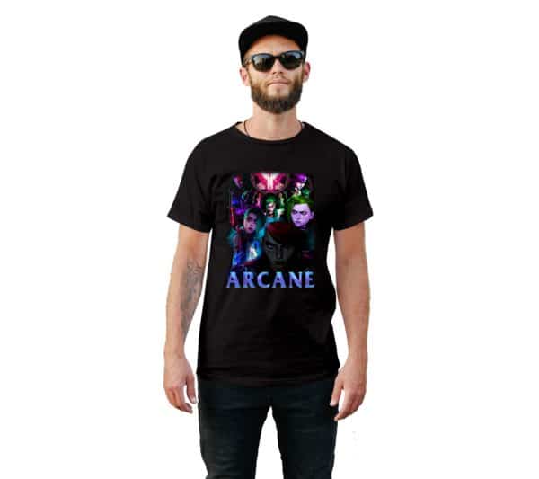 Arcane LoL T.V Show Style T-Shirt - Cuztom Threadz