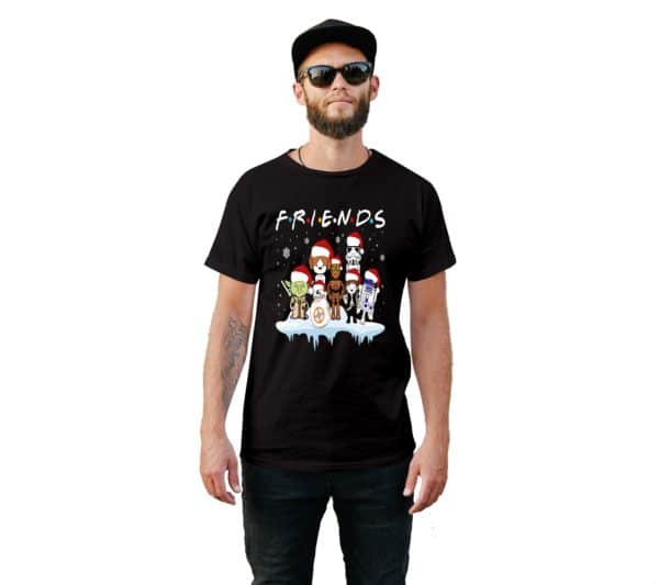 Friends Christmas Style T-Shirt - Cuztom Threadz