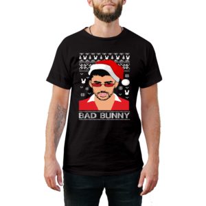 Bad Bunny Christmas Style T-Shirt - Cuztom Threadz