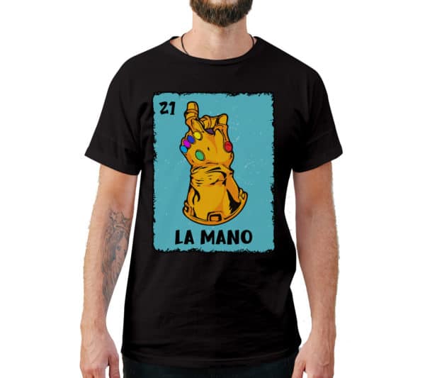 La Mano Loteria Card Style T-Shirt - Cuztom Threadz