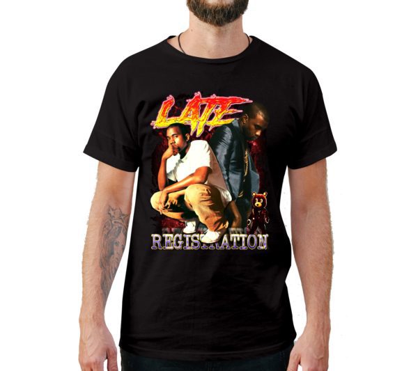Late Registration Kanye West Vintage Style T-Shirt - Cuztom Threadz