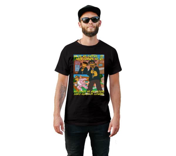 Bad Bunny Simpsons Style T-Shirt - Cuztom Threadz