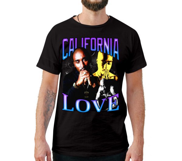California Love Vintage Style T-Shirt - Cuztom Threadz