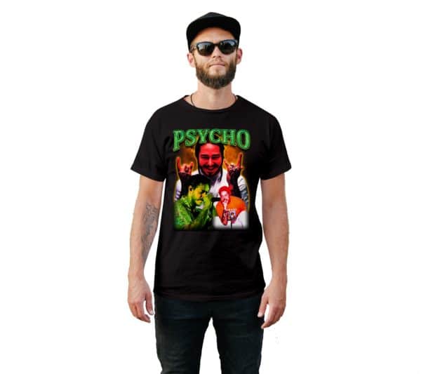 Psycho Vintage Style T-Shirt - Cuztom Threadz