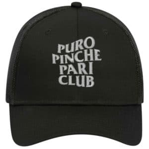 Puro Pinchi Pari Club Embroidery Trucker Hat Cap - Cuztom Threadz