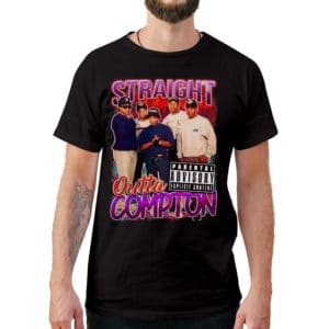 Straight Outta Compton N.W.A Vintage Style T-Shirt - Cuztom Threadz