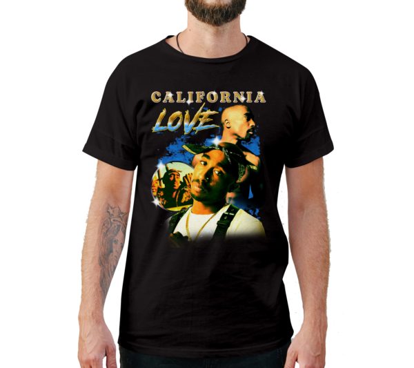 California Love 2Pac Vintage Style T-Shirt - Cuztom Threadz