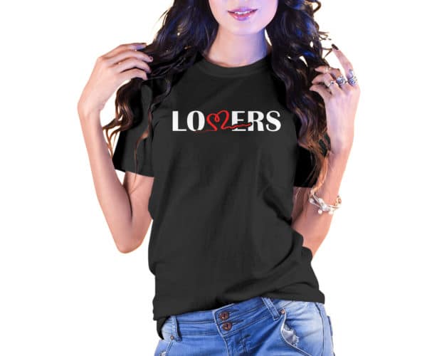 Lovers Valentines Style T-Shirt - Cuztom Threadz