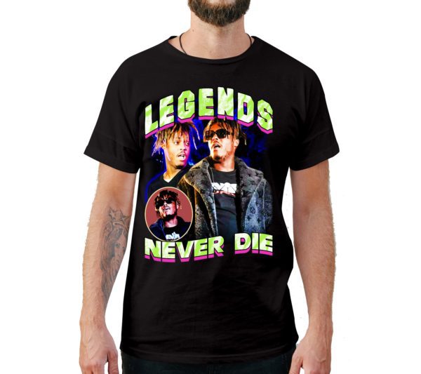 Legends Never Die Vintage Style T-Shirt - Cuztom Threadz