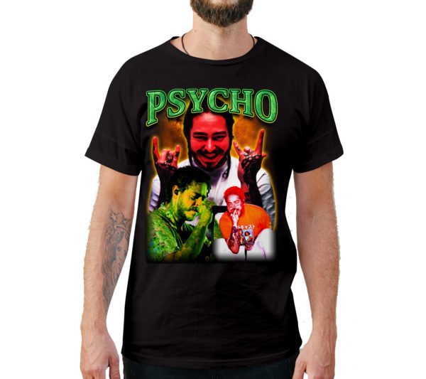 Psycho Vintage Style T-Shirt - Cuztom Threadz