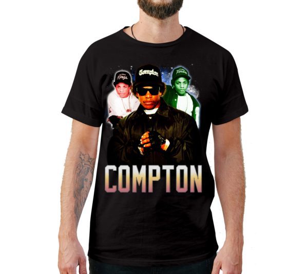 Compton Vintage Style T-Shirt - Cuztom Threadz