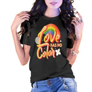 Love Has No Colors T-Shirt - Cuztom Threadz