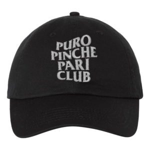Puro Pinchi Pari Club Embroidery Dad Hat Cap - Cuztom Threadz