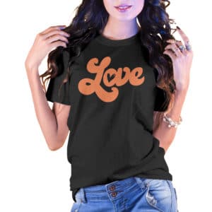 Love Valetines Style T-Shirt - Cuztom Threadz