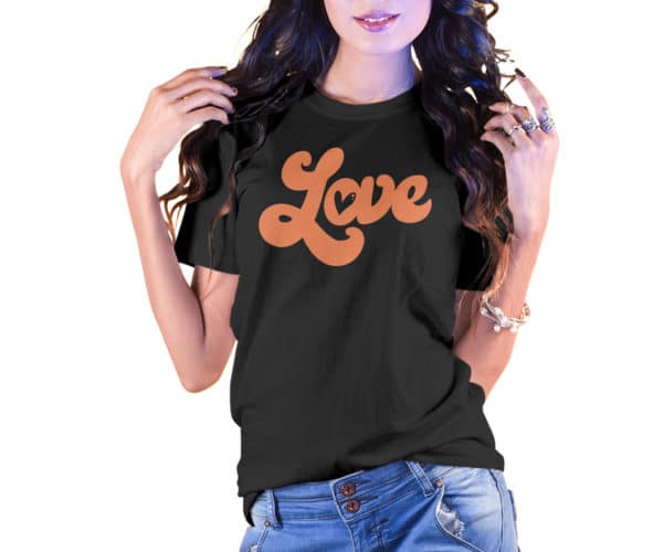 Love Valetines Style T-Shirt - Cuztom Threadz