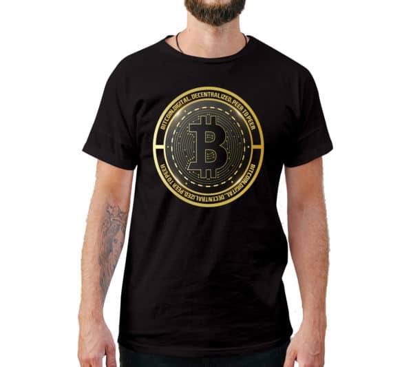 Bitcoin Style T-Shirt - Cuztom Threadz