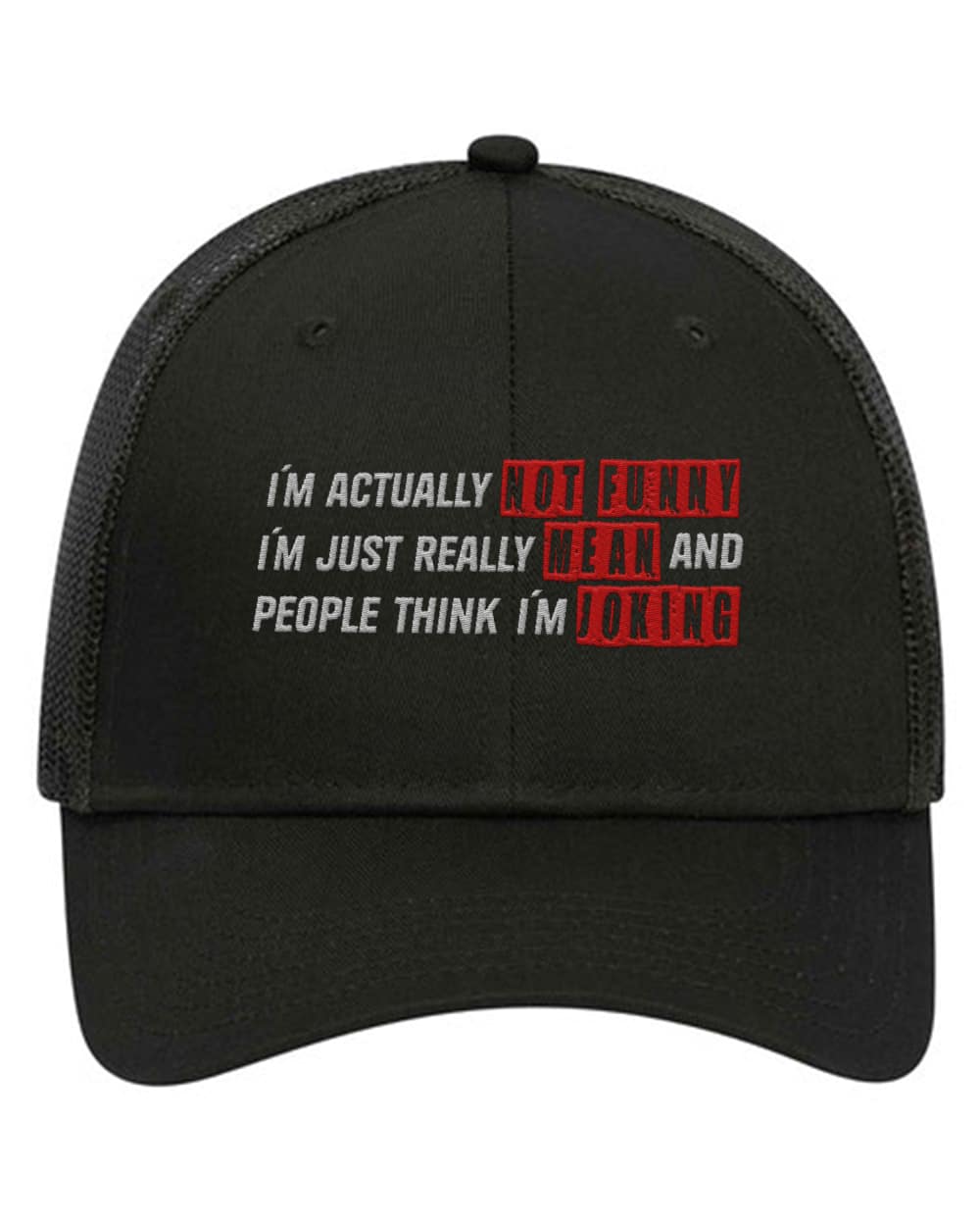 Not Funny Cap | Buy Hats Online | Cuztom Threadz