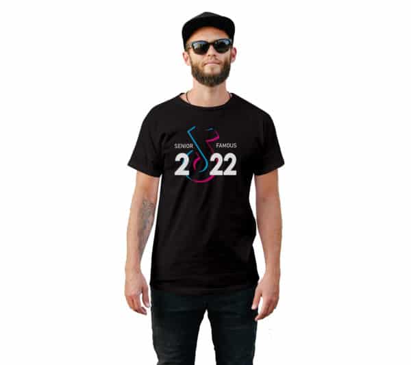 Tik Tok Famous 2022 Graduation T-Shirt - Cuztom Threadz