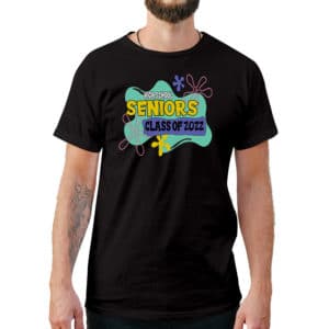 Spongebob Theme Seniors 2022 Graduation T-Shirts - Cuztom Threadz