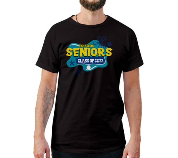 Spongebob Theme 2022 Senior Graduation Shirt - Cuztom Threadz