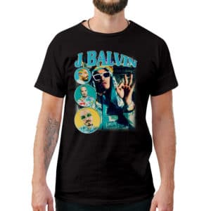 J Balvin Vintage Style T-Shirt - Cuztom Threadz