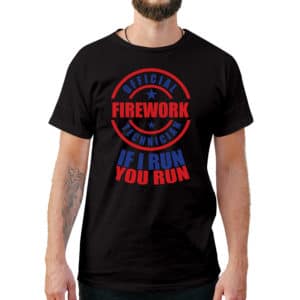 Official Firework Technician T-Shirt - Cuztom Threadz