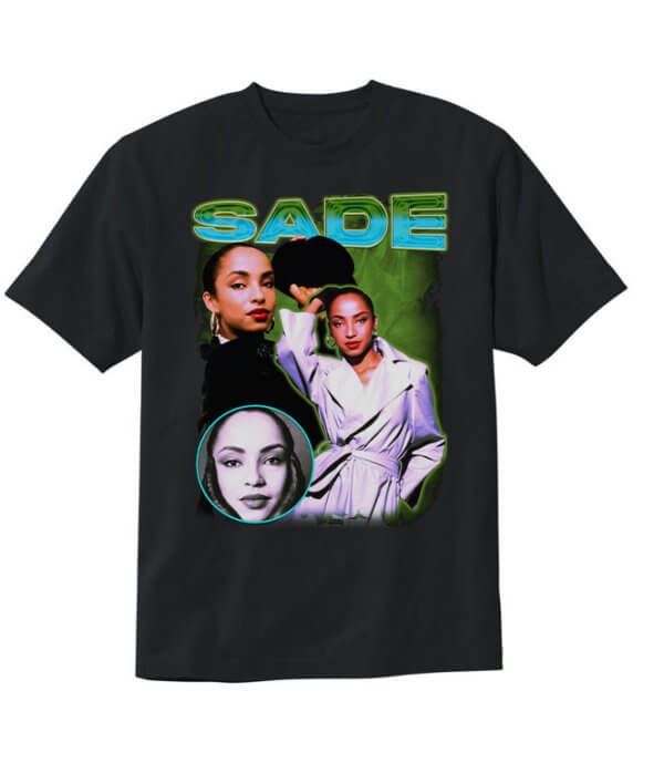 Sade Vintage Style T-Shirt - Cuztom Threadz