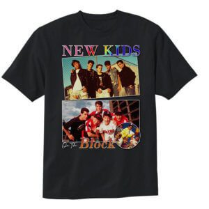New Kids On The Block Vintage Style T-Shirt - Cuztom Threadz
