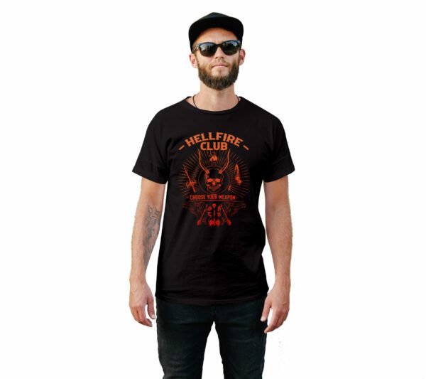 Hellfire Club Stranger Things T-Shirt - Cuztom Threadz