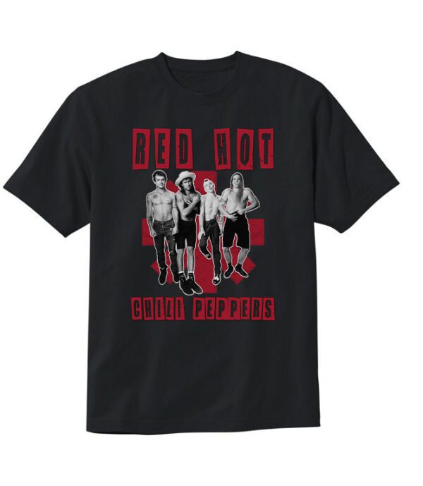 Red Hot Chilli Peppers Vintage Style T-Shirt - Cuztom Threadz
