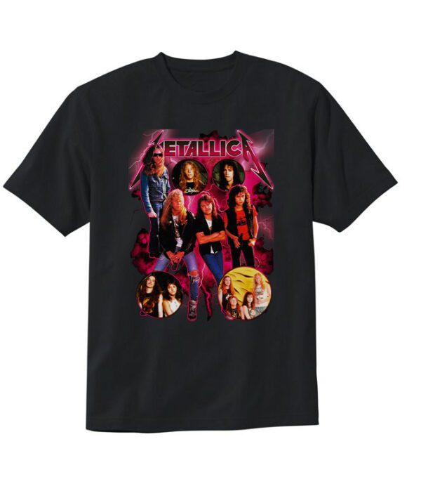 Metallica Vintage Style T-Shirt - Cuztom Threadz