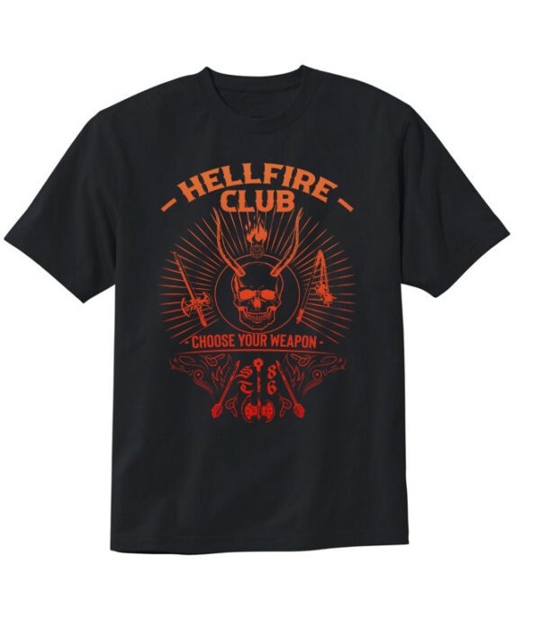 Hellfire Club Stranger Things T-Shirt - Cuztom Threadz