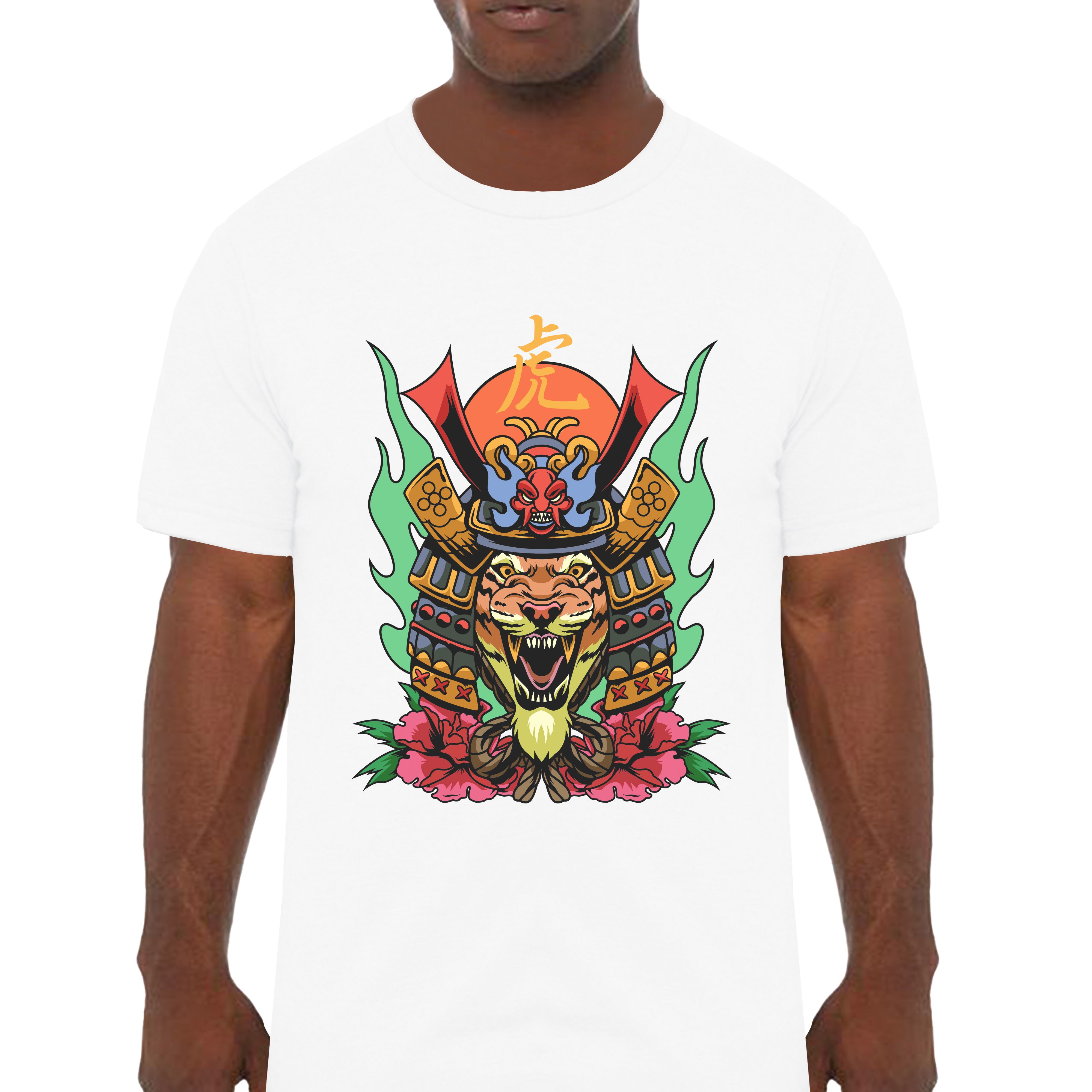 Tiger Tora Japanese Art Classic Graphic T-Shirt - Cuztom Threadz
