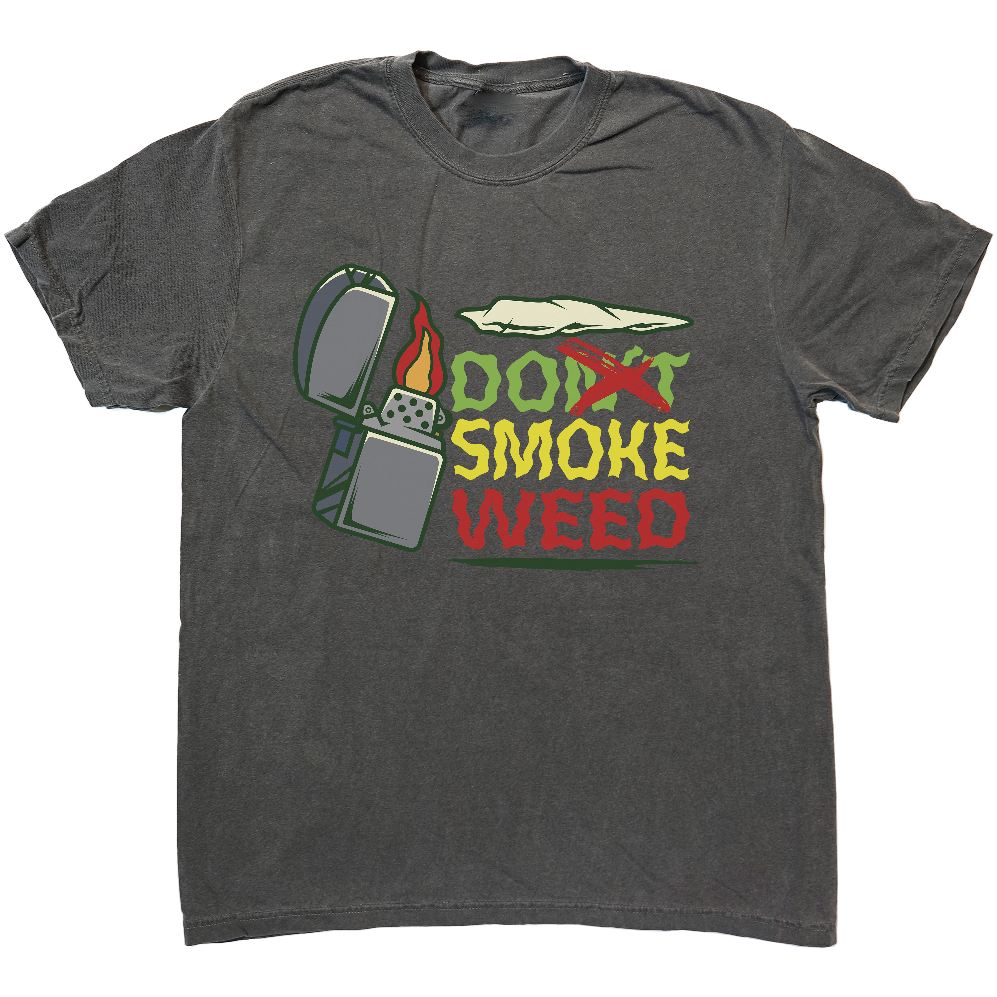 Do Smoke Weed Classic Graphic T-Shirts - Cuztom Threadz