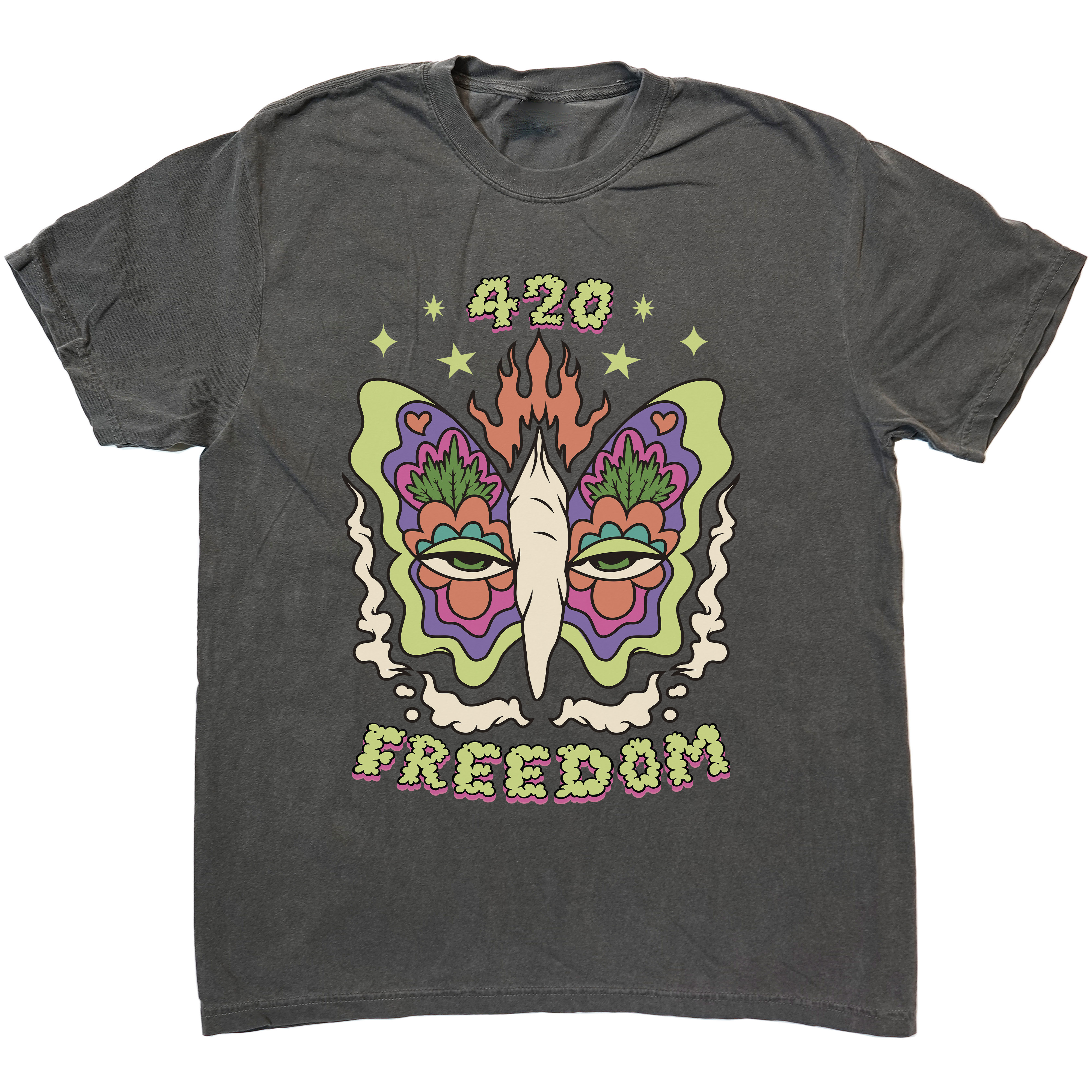 420 Freedom Classic Graphic T-Shirts - Cuztom Threadz