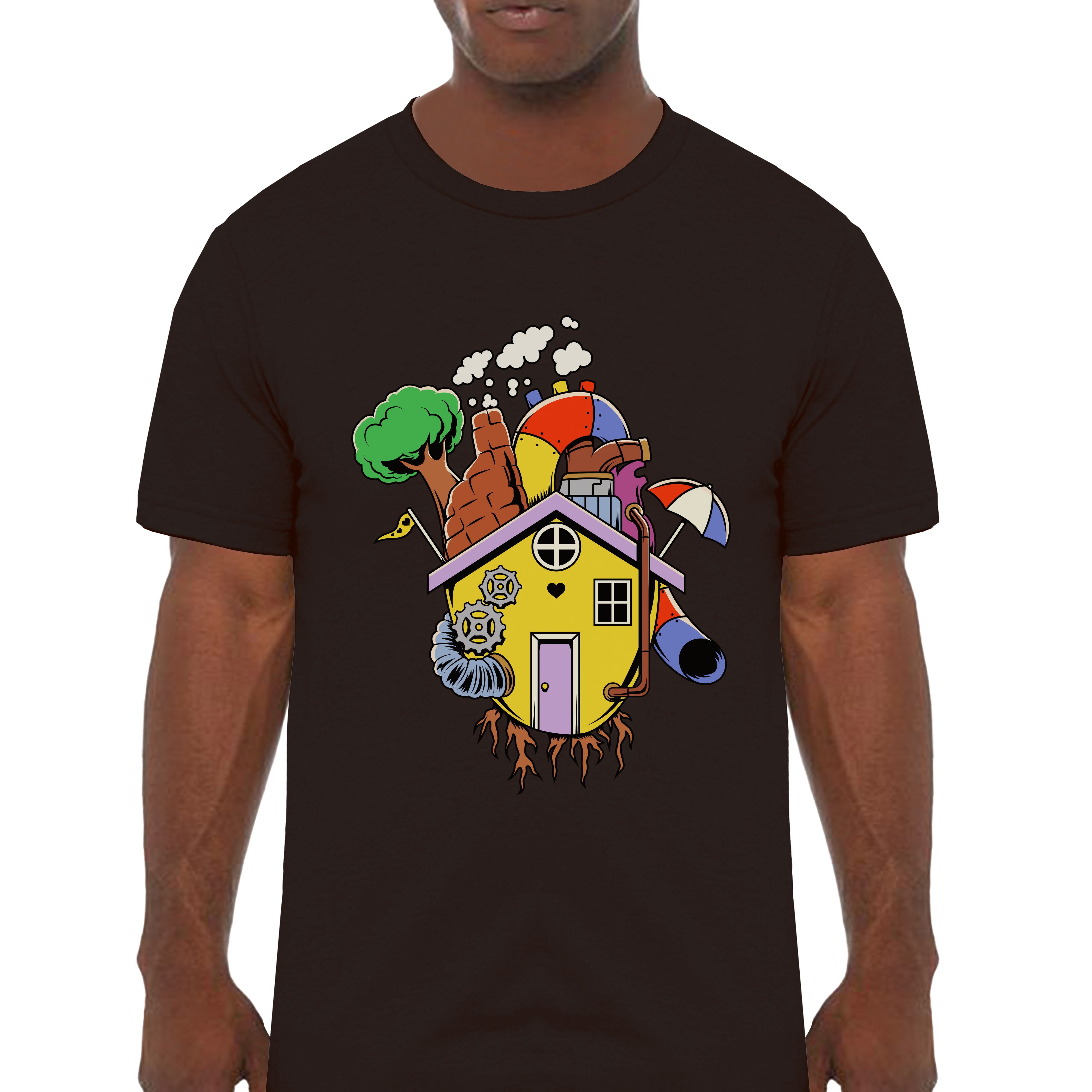 Your Heart is my House Classic Graphic T-Shirt - Cuztom Threadz