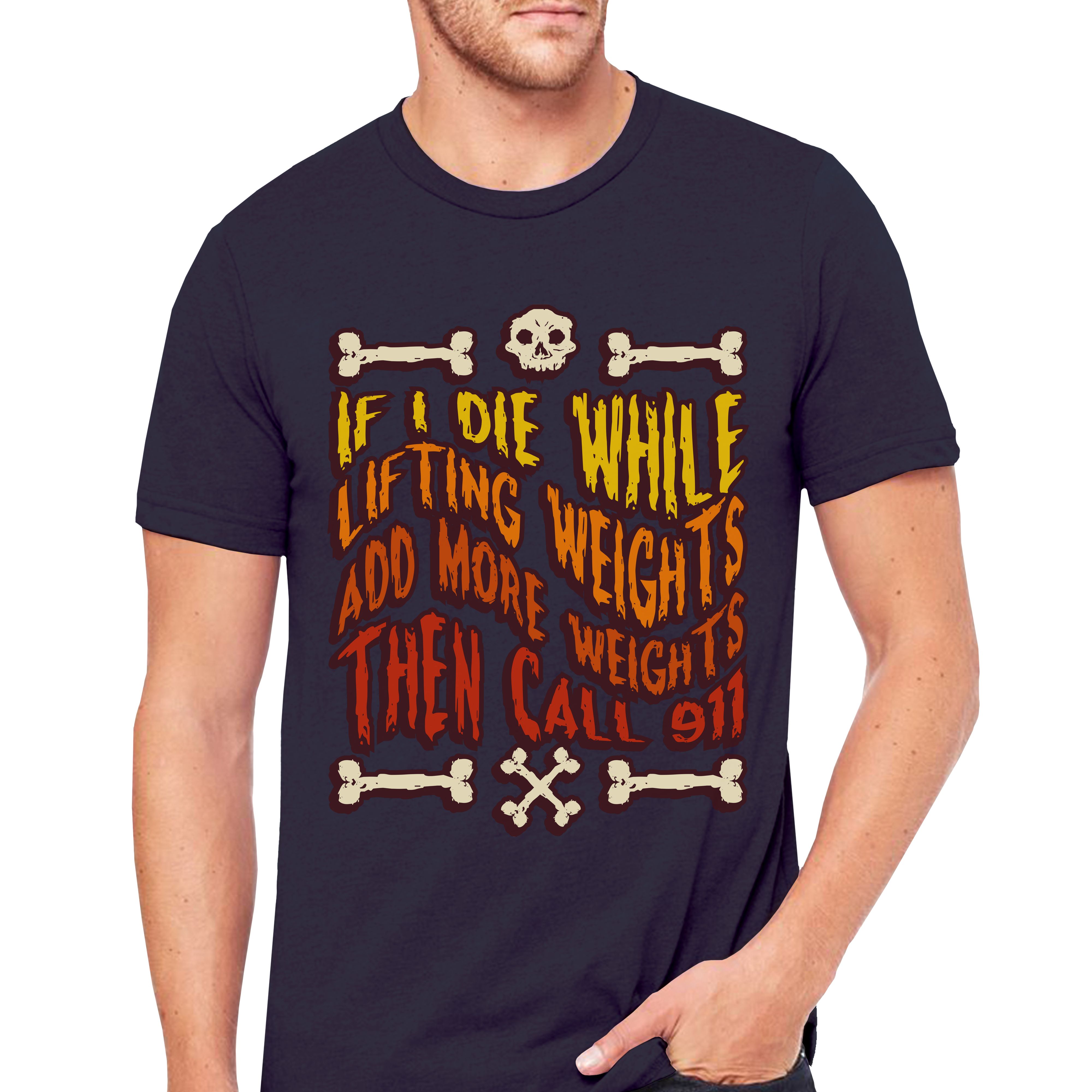 If I Die While Lifting Gym Workout Empowering T-Shirts - Cuztom Threadz